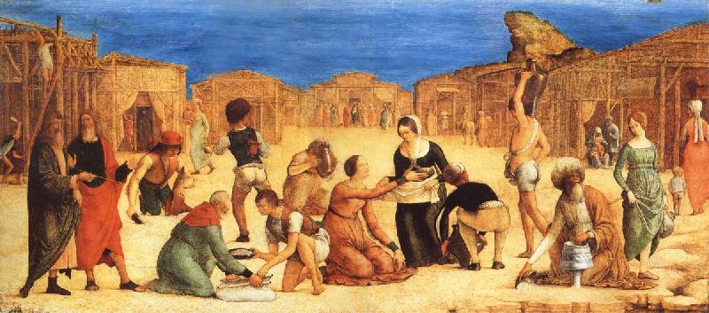 Ercole Roberti The Gathering of the Manna